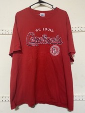 Vintage 2004 Lee Sport St. Louis Cardinals Red Tee T Shirt XL MLB