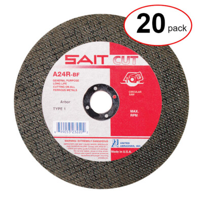 Sait 23455 - 14''X 1/8''X 20Mm A24R Metal   -  (20Pack)