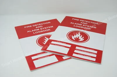 Fire Detection and Alarm System Logbook - A4 Book - Fire Safety/Inspection Book