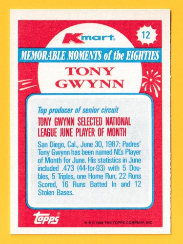 Tony Gwynn Collection - Pick One - Fill Your Set - Padres (KCR) - Picture 29 of 72