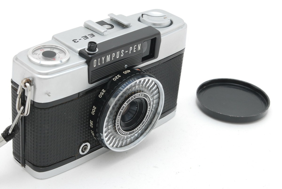 【完動品】OLYMPUS PEN EE-3 D.Zuiko 28mm F3.5 Exc+5】Olympus PEN EE-3 Half Frame Camera D.Zuiko 28mm f3.5
