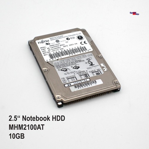 Vintage Rare IDE HDD Hard Drive Fujitsu MHM2100AT CA05429-B021 10GB 44 Pin M643 - Picture 1 of 2