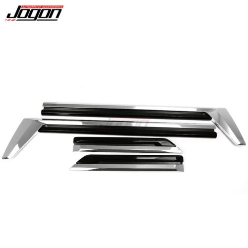 Para Lexus LX600 2022-2024 Negro + Plata Carrocería Puerta Moldura Lateral Cubierta Borde 4 piezas - Imagen 11 de 12