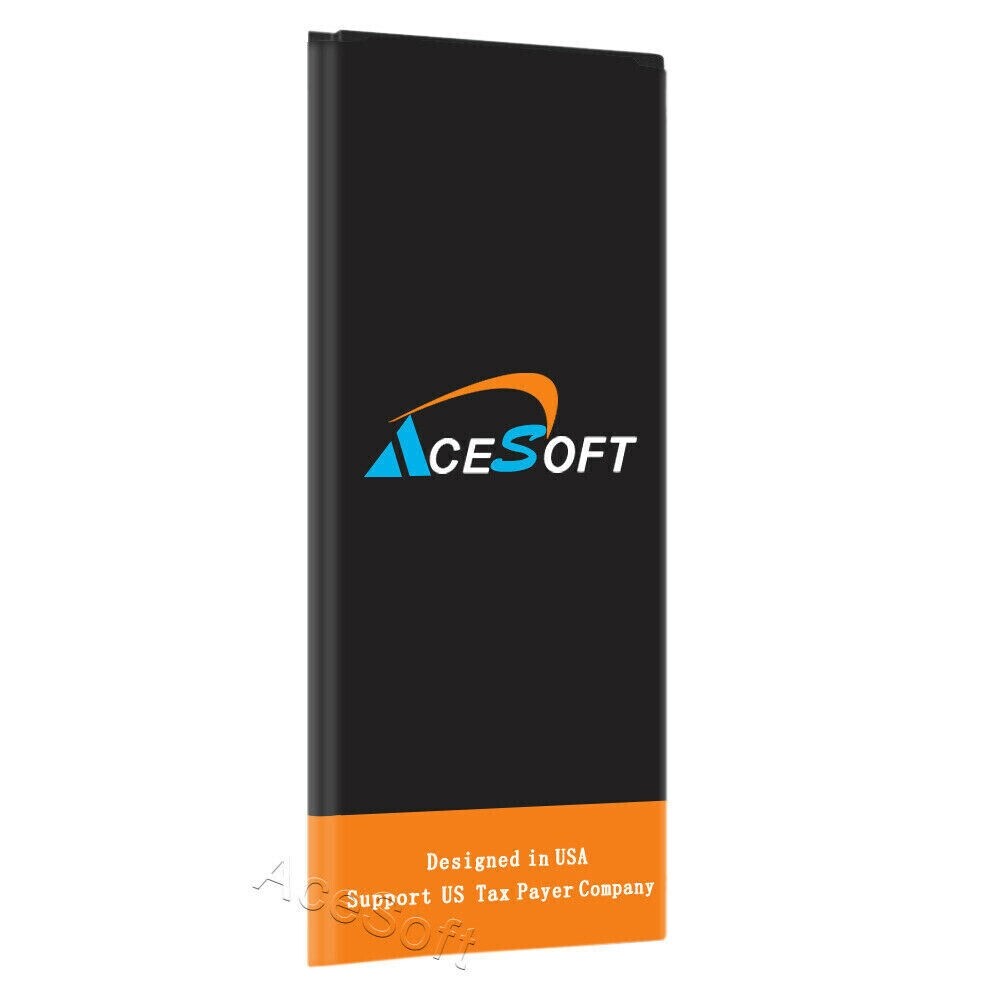 AceSoft 7220mAh Extended Slim Battery for Samsung Galaxy Note 4 SM ...