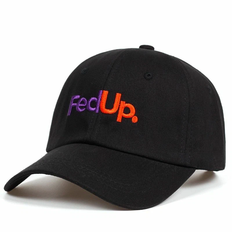 1pc Fedup Embroidery Baseball Caps Adjustable Snapback Golf Cap Unisex Headwear - Image 2 of 4