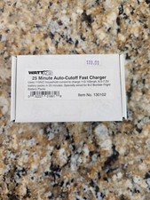 WATTAGE 25 MINUTE AUTO CUTOFF FAST CHARGER NOS Item 130102