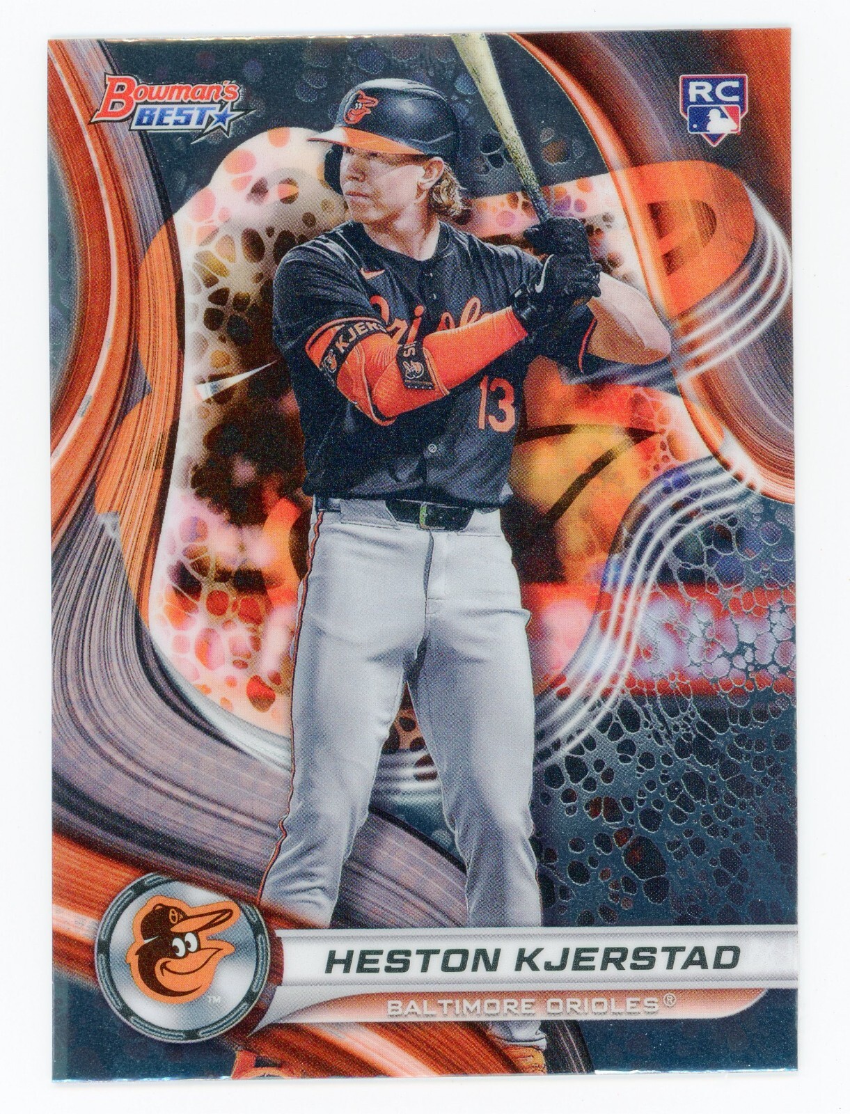 2024 Bowman’s Best Heston Kjerstad RC #12 – Orioles (RC)