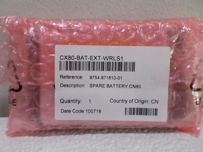 OEM Honeywell CW-BAT 22.3Wh 5800mAh 3.85Vdc Extended Battery for CN80 Computers