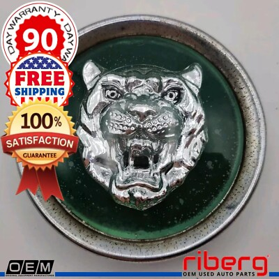 #ad 🔥JAGUAR XJ6 XJS XJ8 XK8 OEM Wheel Center Cap Silver Green Chrome Edge One ⭐ $69.00