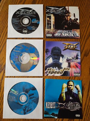 Cd Front Insert (3) Xzibit CD's + Front Booklet Insert -See Description/Pics for Titles ...