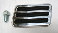 Extra Large Street Rod Brake Pedal Foot Pad Chevy Ford XL Rubber Inserts Sedan