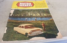 Jan 1957 Motor Manual Magazine FORD CONSUL , Aston Martin 