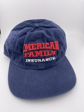 Vintage 90s American Family Insurance Baseball Cap Hat Promo Collectible