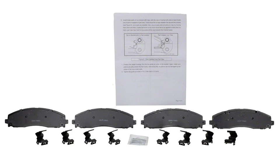 Disc Brake Pad Set OEM Motorcraft REAR for FORD F250 F350  F450 F550 Super Duty - Image 2 of 3