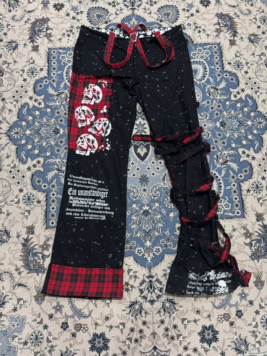 パンツ blood storm bondage flare pants Y2K punk Japanese Brand Blood Storm Bondage Pants Seditionaries | eBay