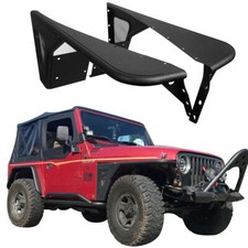 Fit 1997-2006 Jeep Wrangler Tj Tube Front Wheel Fender Flare Muddy Guard Armor Fit 1997-2006 Jeep Wrangler Tj Tube Front Wheel Fender Flare Muddy Guard Armor
