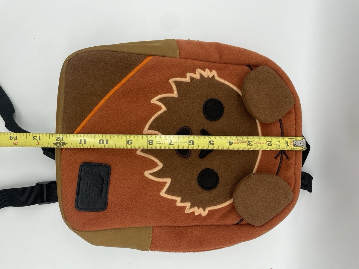 Loungefly Star Wars Wicket Fleece Ewok Backpack Loungefly Disney Star Wars Wicket Fleece Ewok Mini Backpack  main image 2