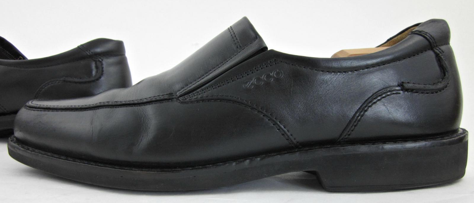 ECCO Seattle Slip On Loafers Black Leather EU 47 US 1313.5 Extra Width eBay
