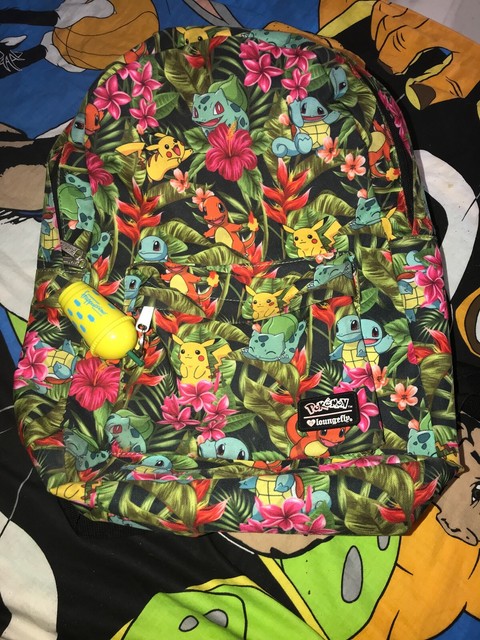 loungefly pokémon eevee floral mini backpack