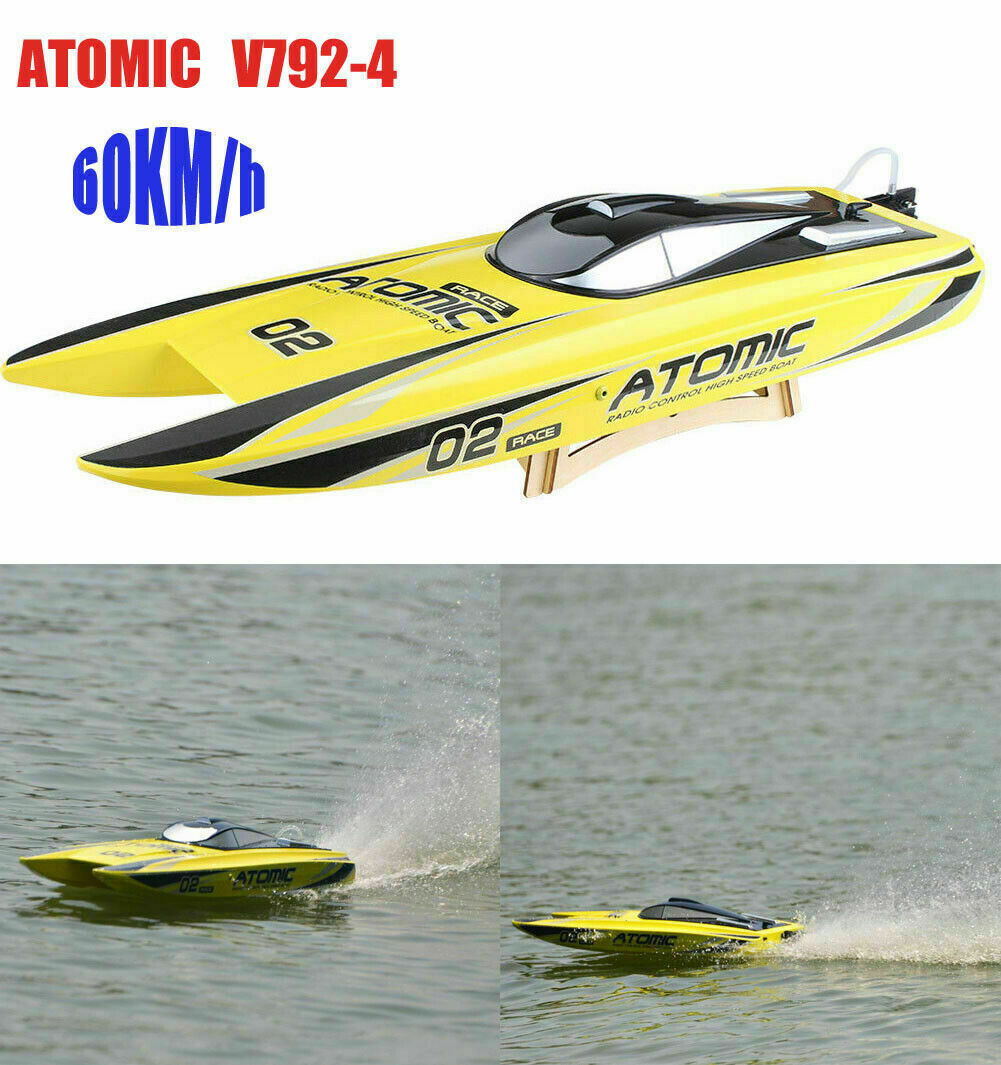 Volantex V792-4 70cm ATOMIC 2.4Ghz Brushless RTR 60 km//h Racing Boat RC Toy ❤