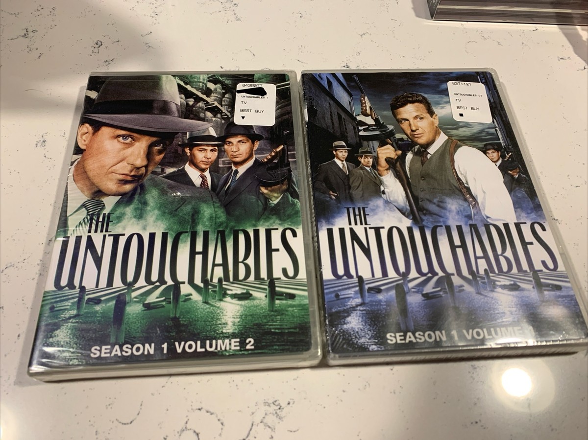 The Untouchables - Season 1, Vol. 1 And 2 DVDs Brand New Sealed