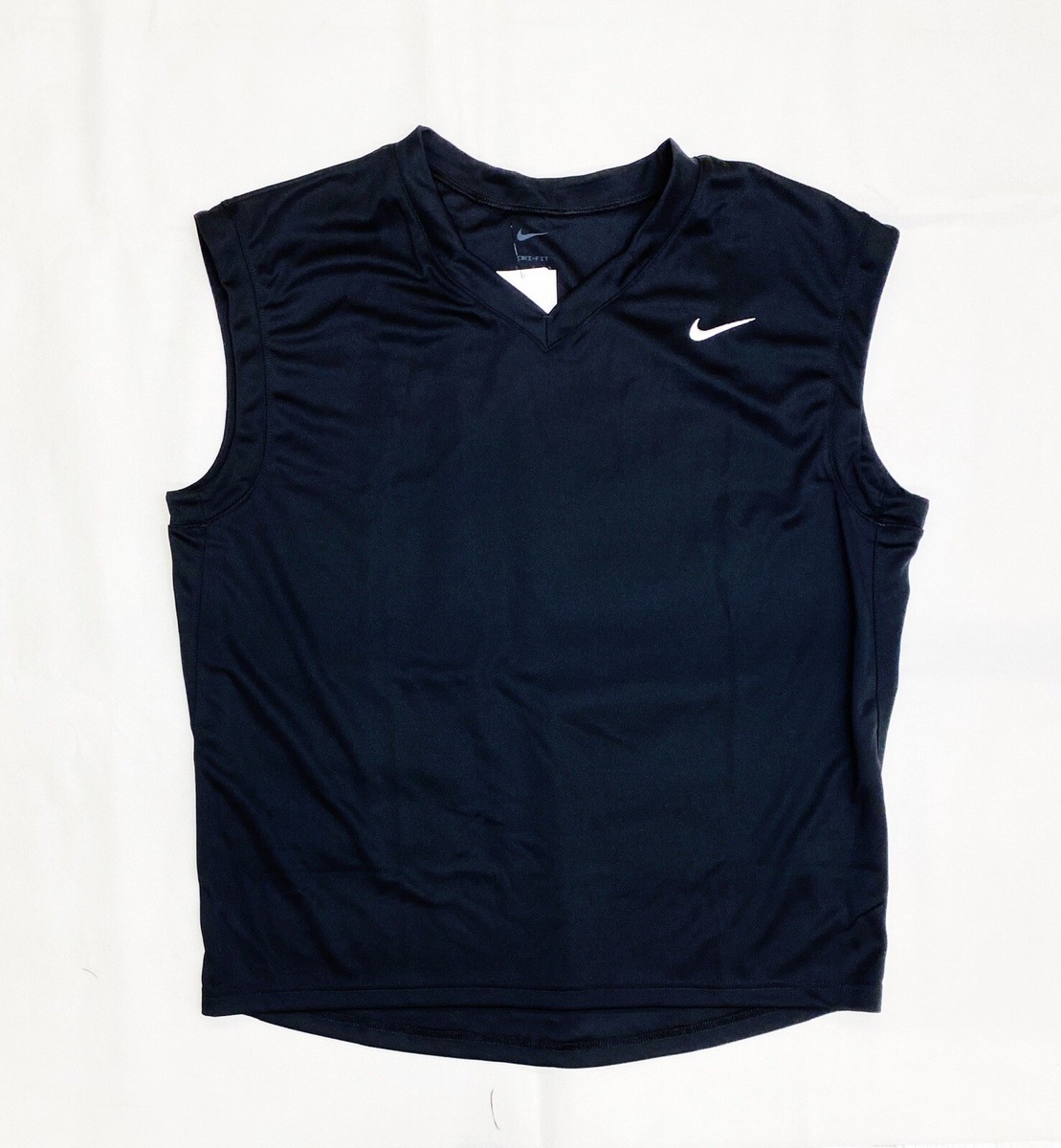 Nike Stock Club Speed Sleeveless Lacrosse Jersey Men's Large Black