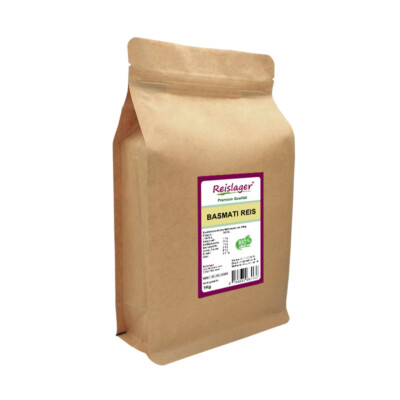 Basmati Reis,  1 kg, organisch angebaut