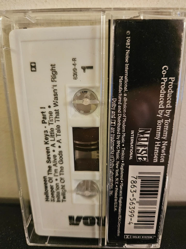 HELLOWEEN Keeper Of The Seven Keys - Part I 1987 CASSETTE TAPE HEAVY METAL - Image 4 of 4