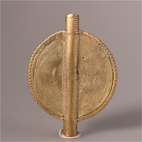 13442 Akan Bronze Perlen Anhänger Wachsausschmelzverfahren Ashanti. - 第 2/3 張圖片