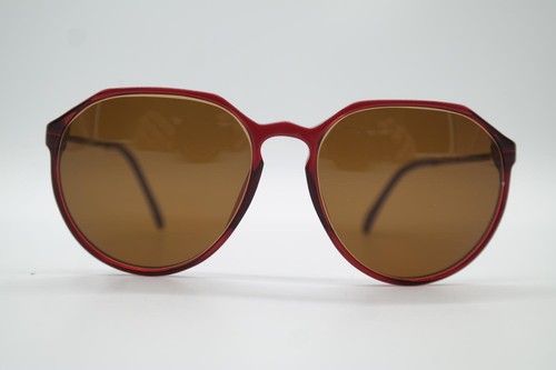 Lunettes De Soleil Vintage Eschenbach 4237-53 - Bordeaux/Doré - Ovales - NOS - Allemagne