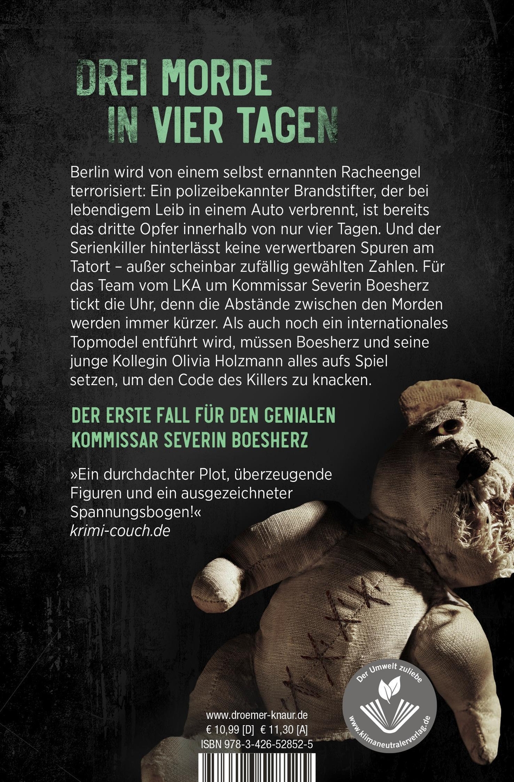 Thumbnail - Bis In Den Tod Hinein | Ein Bösherz-thriller | Vincent Kliesch |