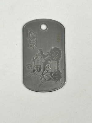 Metal Slug  7 GameStop Marketing Video Game Promo dog tag New # 4828 Rare