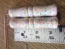 DOWSING RODS CONFETTI HANDLE FIND WATER LOST ITEMS GET YES AND NO ANSWERS