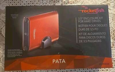 New Rocketfish RF-PHD35 PATA/ EIDE HDD Hard Drive Enclosure Kit USB 3.5'' Red