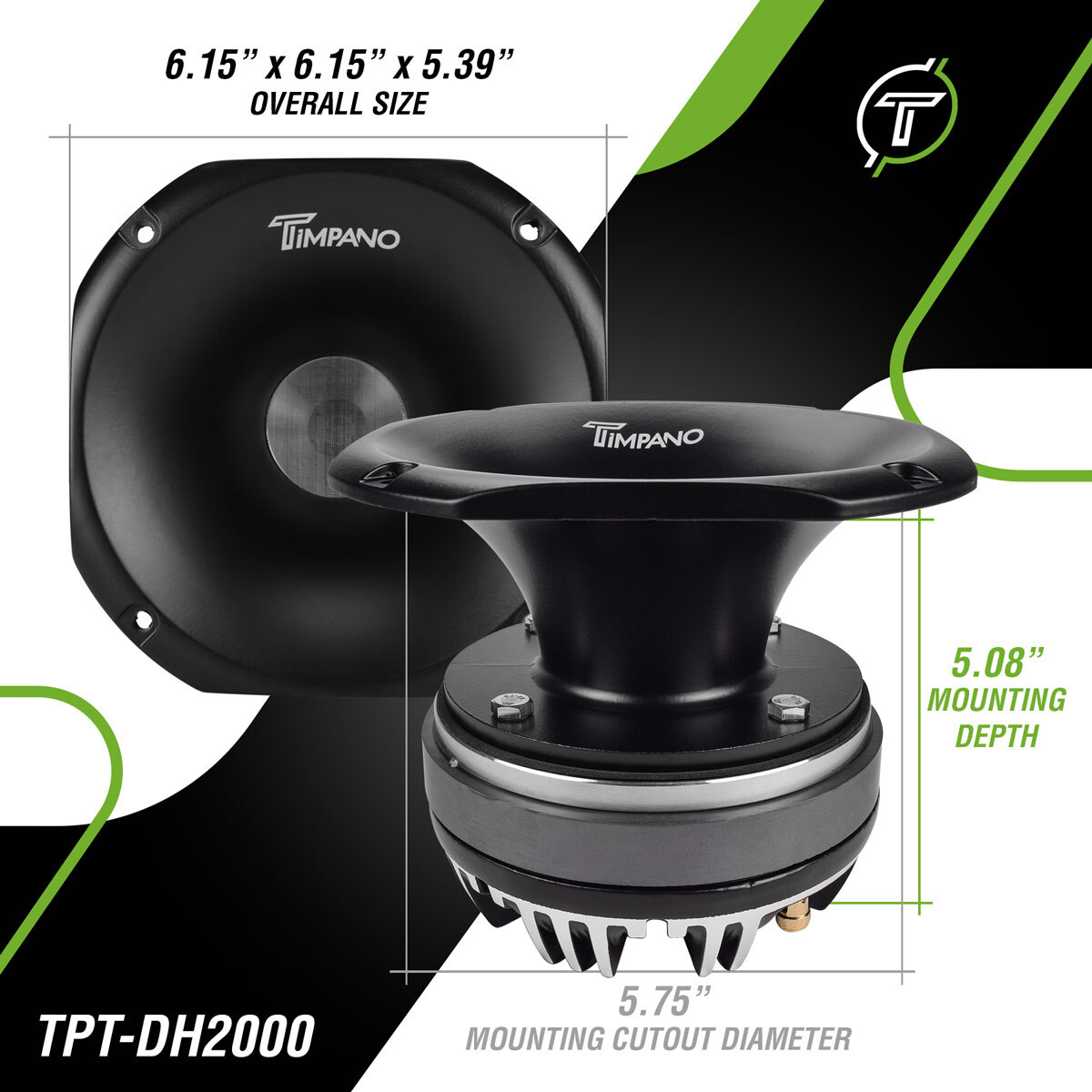 4x Timpano TPT-DH2000 2