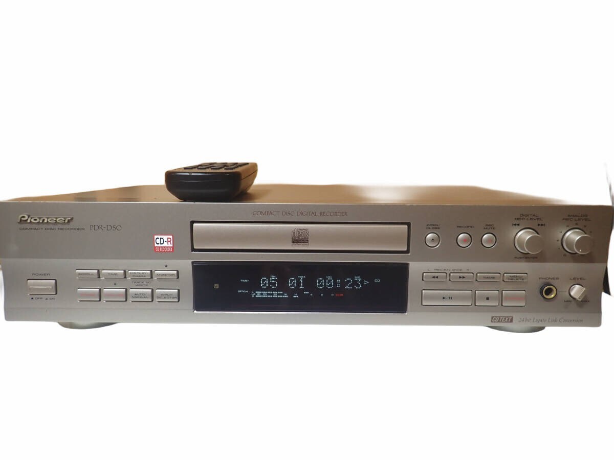 【送料込】 pioneer パイオニア CD-R/RWレコーダー PDR-D50 パイオニア CD‐R/RWレコーダー PDR-D50 : リモコン専門タウン