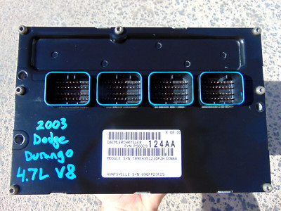 2003 Dodge Durango Dakota 4.7L V8 A/T ECU Engine Control Module P56029124AA OEM