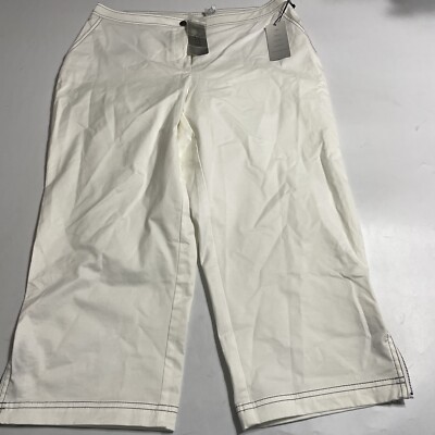 Pantalon Crop Chico's Zenergy Cinny - Femme - Blanc - Taille 1.5 - Neuf