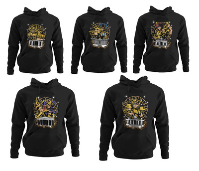Retro Saint Seiya Knights of the Zodiac Anime 90s 90er Bio Herren Hoodie S-XXXL