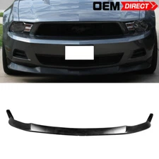 Fits 10-12 Ford Mustang V6 S Style Front Bumper Chin Lip Spoiler Unpainted PU