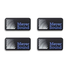 Meyer Sound Speaker Grill Logo Badge Custom Made 70mm(2.75")X34mm(1.33")