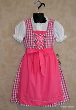 German Children's Trachten Dirndl Dress Oktoberfest Size 6 Euro 116 