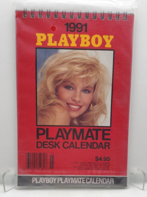 1991 PLAYBOY PLAYMATE Desk Calendar Pamela Anderson Factory Sealed