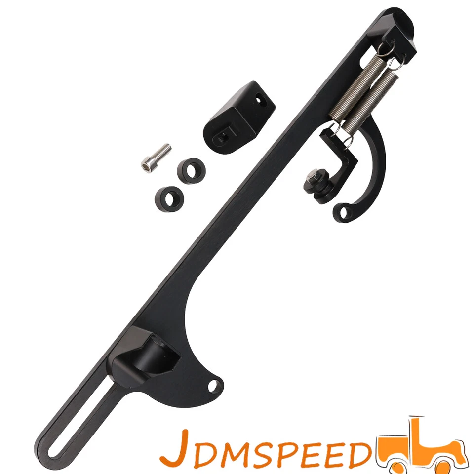 Soporte de carburador de cable de acelerador de aluminio serie Billet 4150 4160 para carburador 350 Foto 3 de 4