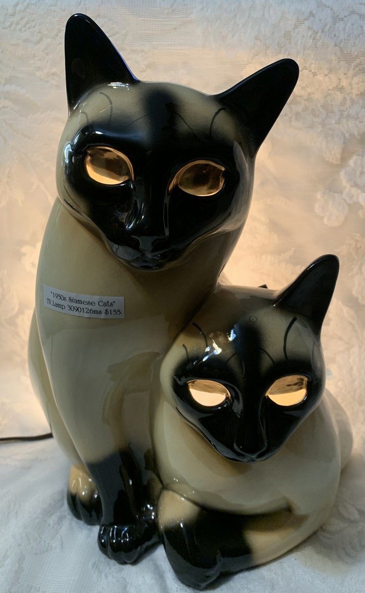 50s　　ミッドセンチュリー　セラミック製　キャットランプ 50s ミッドセンチュリー セラミック製 キャットランプ