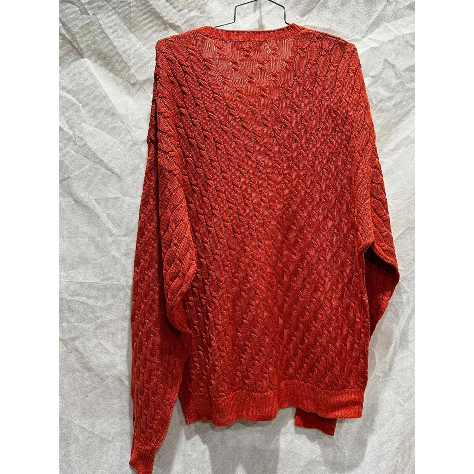 Malha de cabo de algodão laranja Bobby Jones - Tamanho XL - Imagem 2 de 4