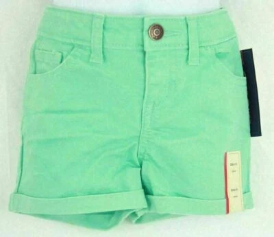 Cherokee Girls Crystalized Green Adjustable Waist Shorts Casual Size XS 4/5 - Image 1 of 4