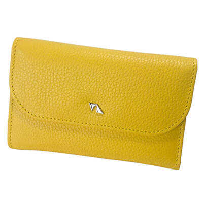 Natural Premium Leather Women Bi-Fold Wallet - MTWW