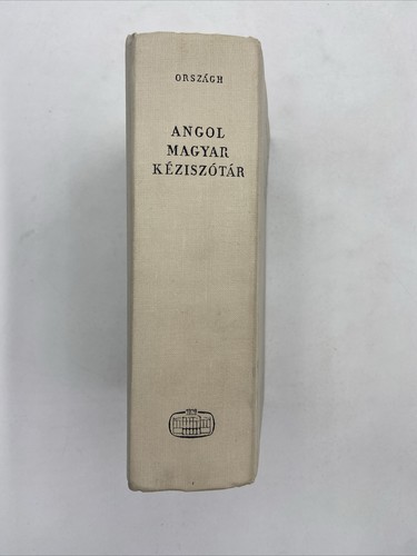 Angol-Magyar Keziszotar / A Concise Hungarian-English Dictionary 1981 - Picture 3 of 9
