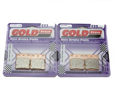 Goldfren S33 Bremsbel&auml;ge vorne f&uuml;r Yamaha YFM 450 FWAD Grizzly IRS 2011-2016